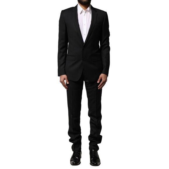 Dolce & Gabbana Blue MARTINI Wool Formal 2 Piece Men's Suit